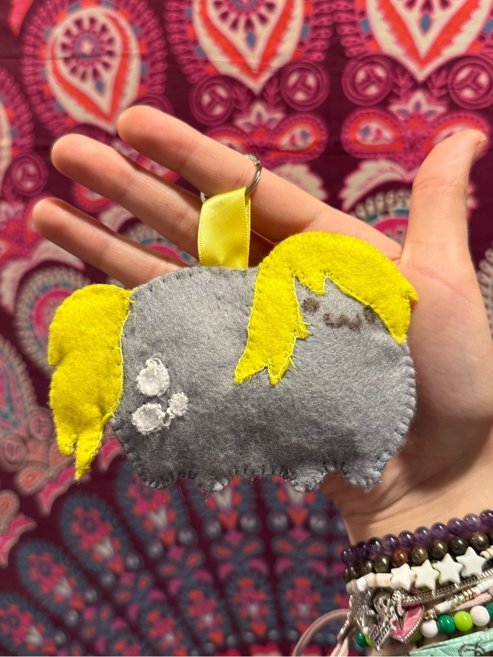 My Little Pony Pusheen derpy keychain !